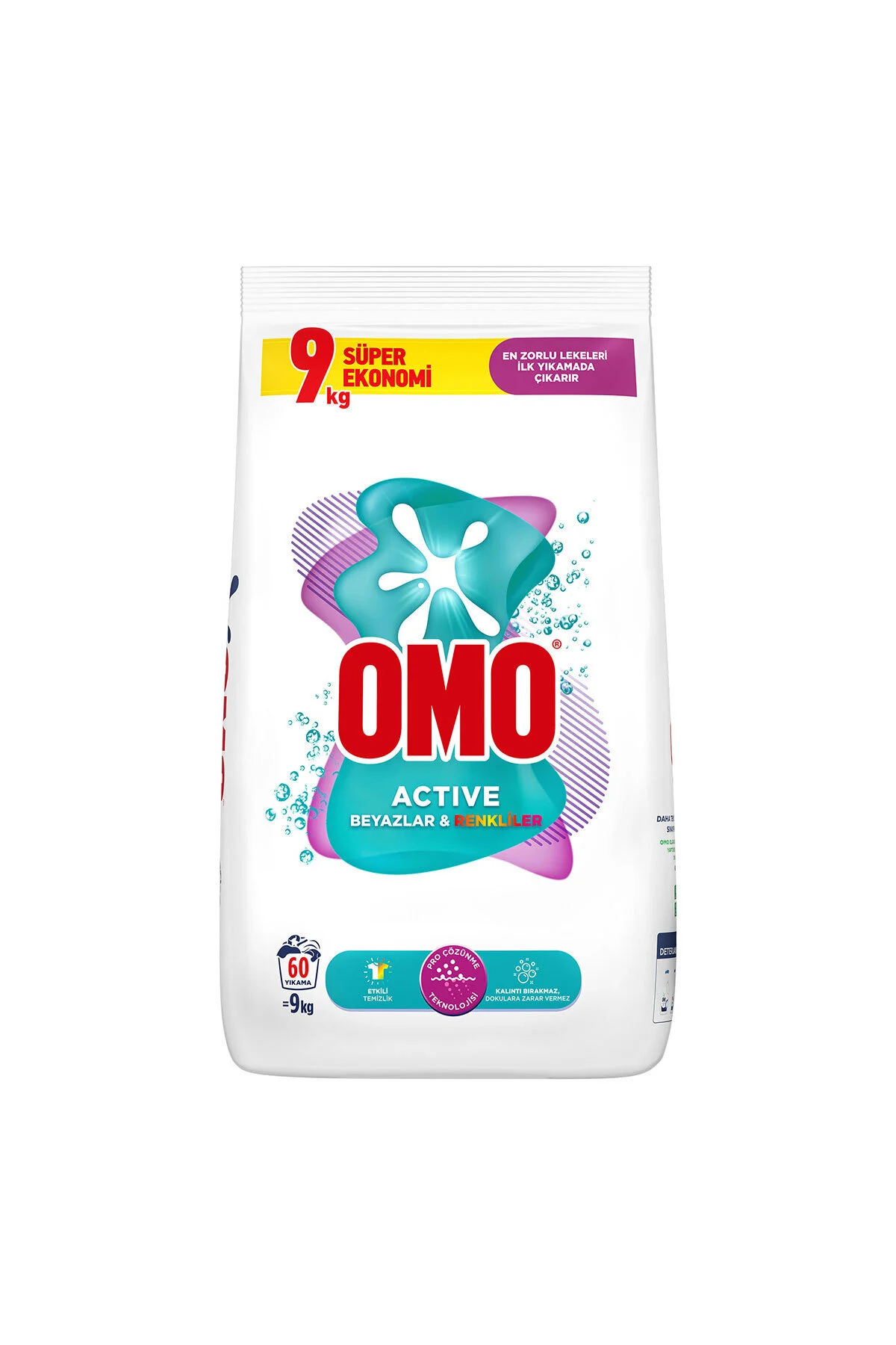 Active Beyazlar & Renkliler Toz Deterjanı 9 Kg
